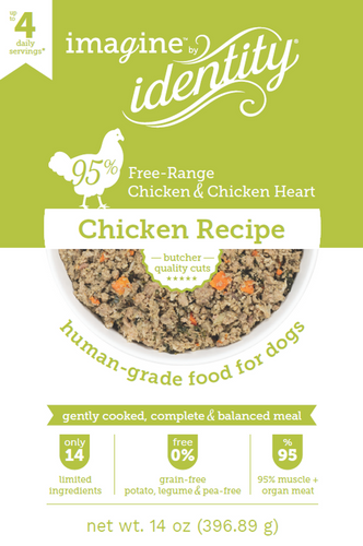 Vermont Pet Food & Supply Identity Imagine Gently Cooked 95% Chicken Recipe (14 Oz)