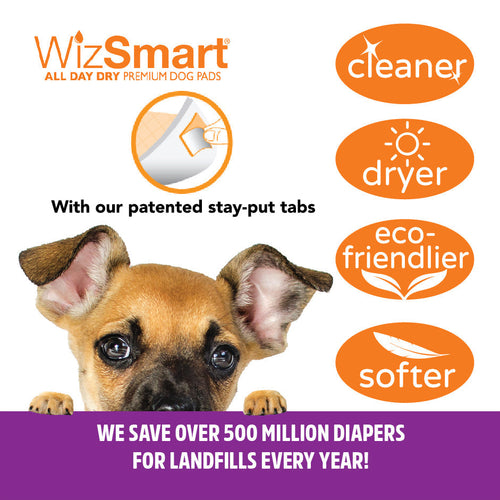 WizSmart Earth Friendly Ultra Dog Pads (8 cups)