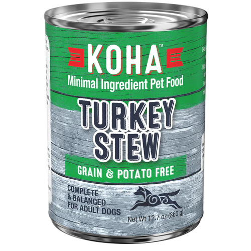 Koha Minimal Ingredient Turkey Stew for Dogs