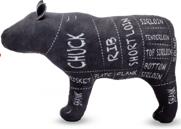 Fringe Let's Meat Up Plush Dog Toy