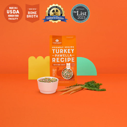 A Pup Above Turkey Pawella Gently Cooked Frozen Dog Food Turkey Recipe (1 Lb)