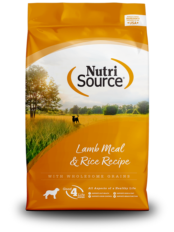 NutriSource® Lamb Meal & Rice Recipe Healthy Dry Dog Food