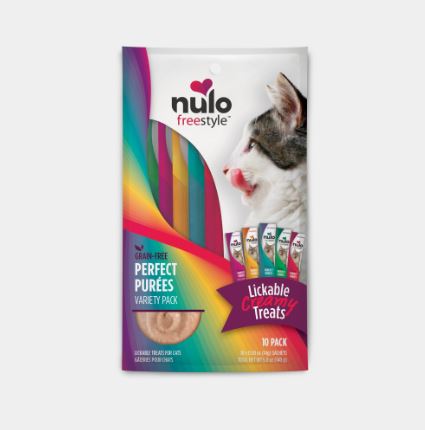 Nulo Freestyle Perfect Purees Variety Pack Grain-Free Lickable Cat Treats