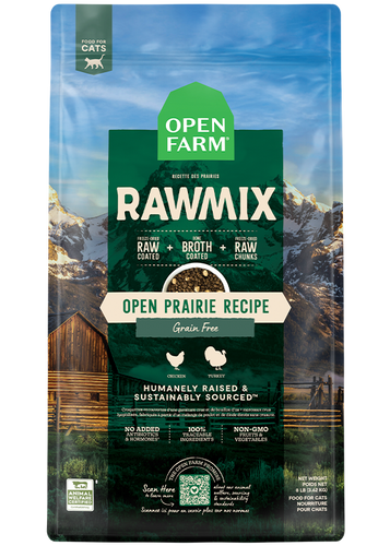 Open Farm Open Prairie Grain-Free RawMix for Cats