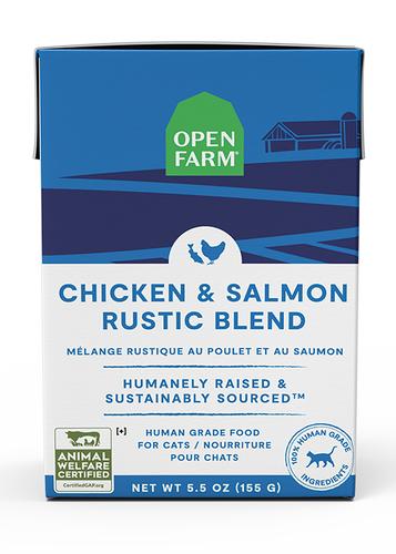 Open Farm Chicken & Salmon Rustic Blend Wet Cat Food (5.5-oz)