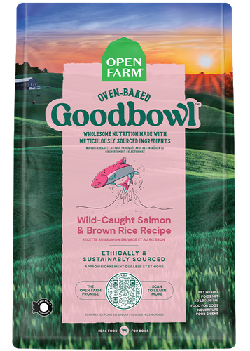 Open Farm Goodbowl™ Wild-Caught Salmon & Brown Rice Recipe for Dogs (3.5 Lb)