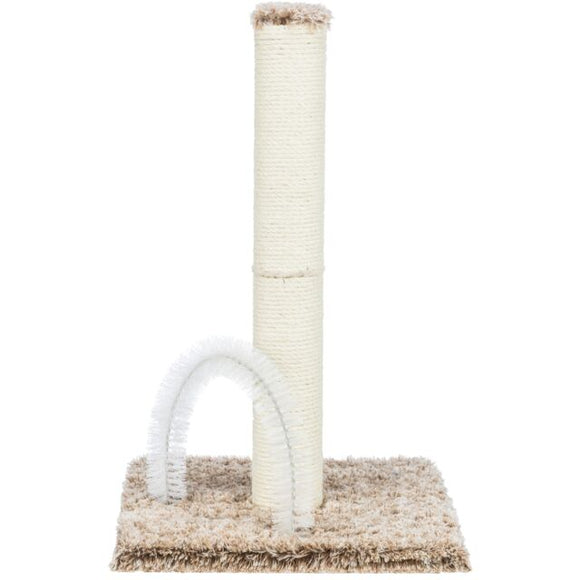 Trixie Cat Lola Scratching Post with Brush (Brown)