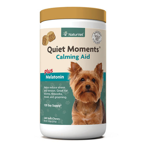 NaturVet Quiet Moments® Dog Calming Aid Soft Chews (70 Count)