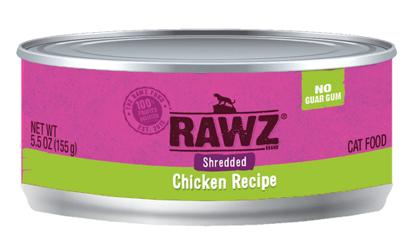 RAWZ® Shredded Chicken Cat Food Recipe (5.5 Oz)