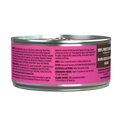 Rawz Immune Support Turkey, Turkey Liver & Cranberry Wet Cat Food