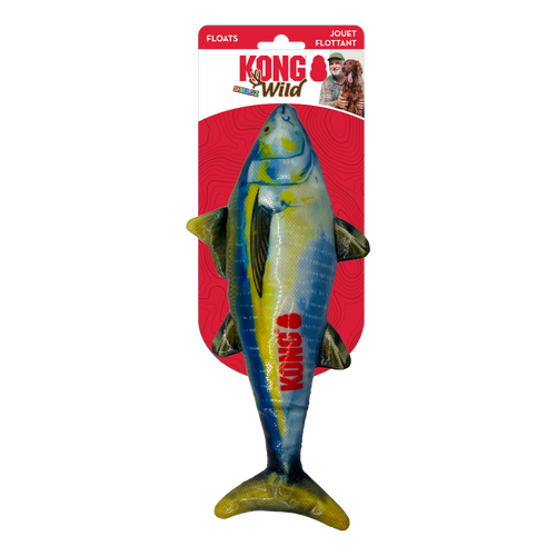 KONG Shieldz Wildz Fish Tuna Dog Toy