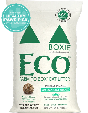 Boxie Eco™ Farm to Box Ultra Sustainable Plant-based Clumping Cat Litter