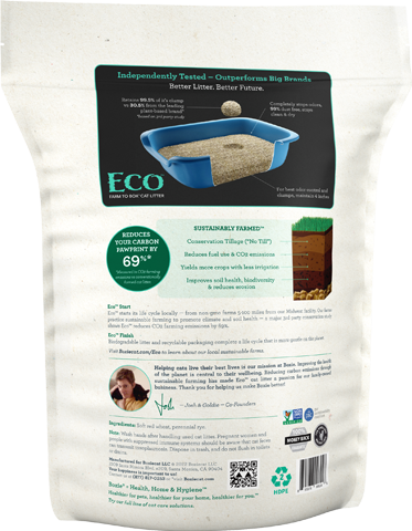 Boxie Eco™ Farm to Box Ultra Sustainable Plant-based Clumping Cat Litter