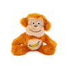 Guru Soft Scents Monkey Dog Toy (11”L x 7”W x 3.75”H - Banana)