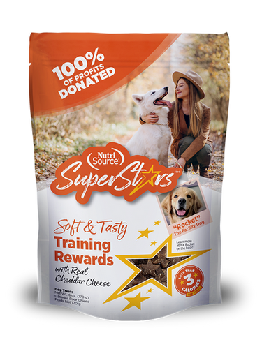 NutriSource SuperStars Cheddar Training Rewards (Pack of 12)