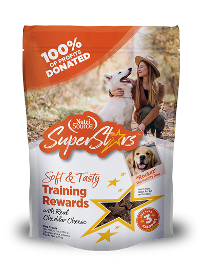 NutriSource SuperStars Cheddar Training Rewards (Pack of 12)