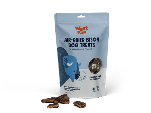 West Paw Air-Dried Bison Lung Dog Treats (2.5 Oz)