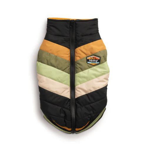 Fabdog Black Chevron Coat For Dogs (18)