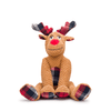 Fabdog Floppy Reindeer Dog Toy (Small - 10” Height)