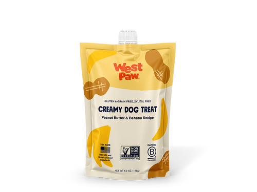 West Paw Peanut Butter and Banana Creamy Dog Treat (6.2 Oz)