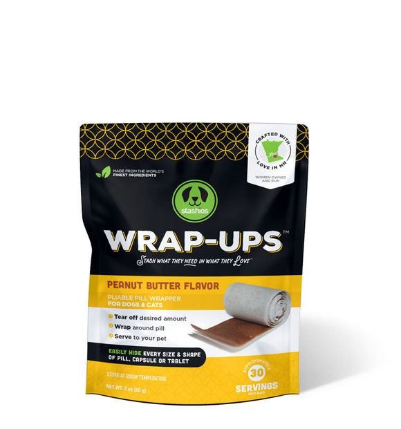 Stashios Wrap-Ups® Peanut Butter Flavor (30 Servings per Bag)