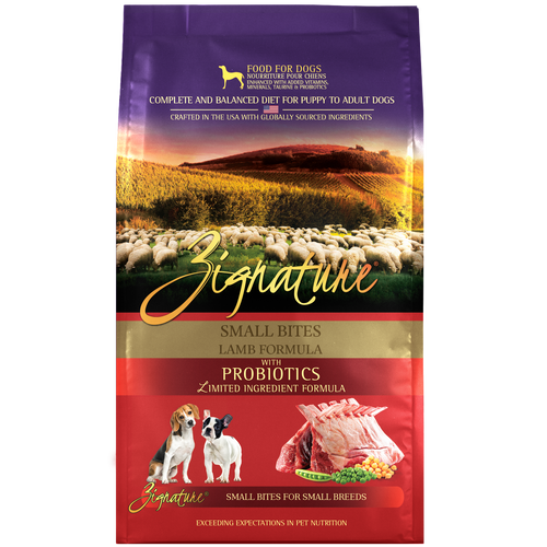 Zignature Small Bites Lamb Formula Dry Dog Food (4-lb)