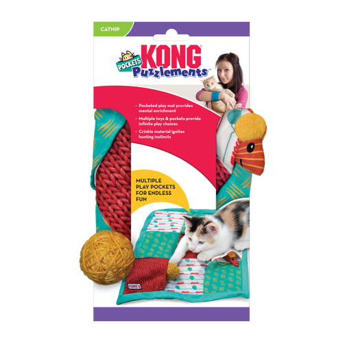 KONG Puzzlements Pockets Cat Toy