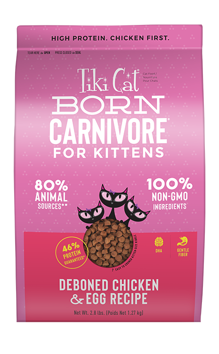 Tiki Cat® Born Carnivore™ for Kittens Deboned Chicken & Egg