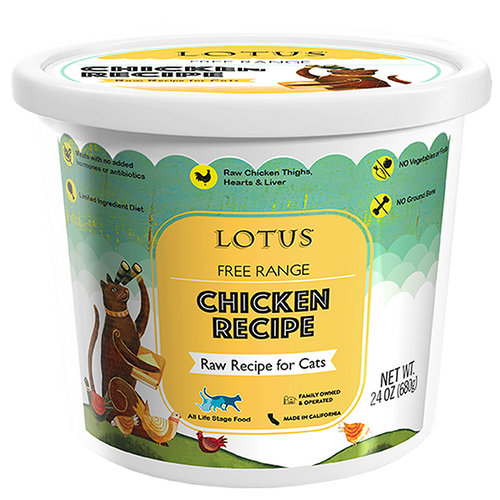 Lotus Raw Cat Food Chicken Recipe