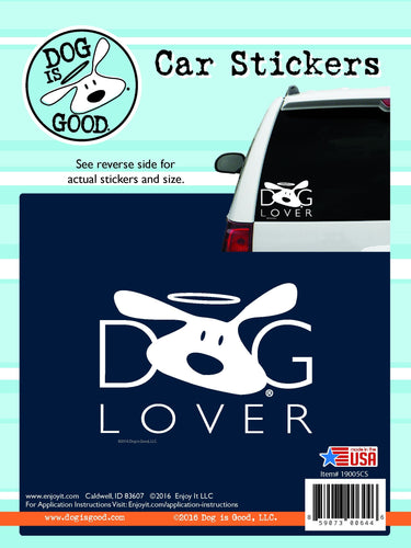 Enjoy it! Dog Lover Car Sticker (single sticker)