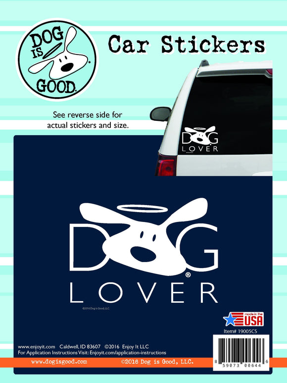 Enjoy it! Dog Lover Car Sticker (single sticker)