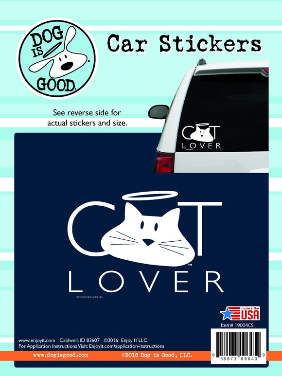 Enjoy it! Cat lover car sticker (Single Sticker)