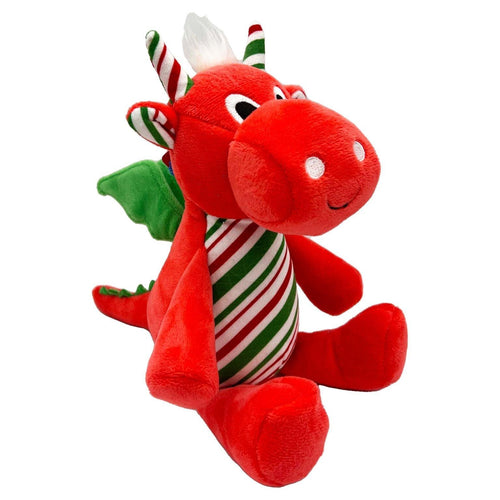 Lullebelles Power Plush Holiday Snowball Dragon (Small: 6.5 x 4 x 4)