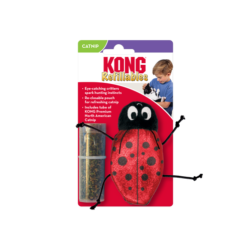 Kong Refillables Ladybug Cat Toy