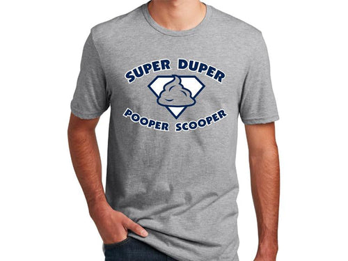 Dog Speak Tee Shirt Super Dooper Pooper Scooper (Small)