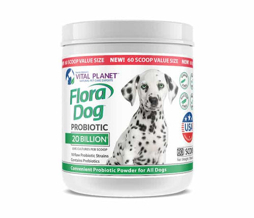 Vital Planet Flora Dog 20 Billion Probiotic Powder
