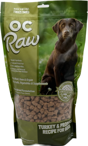 Oc Raw Dog Turkey & Produce Freeze Dried Meaty Rox (20 oz)