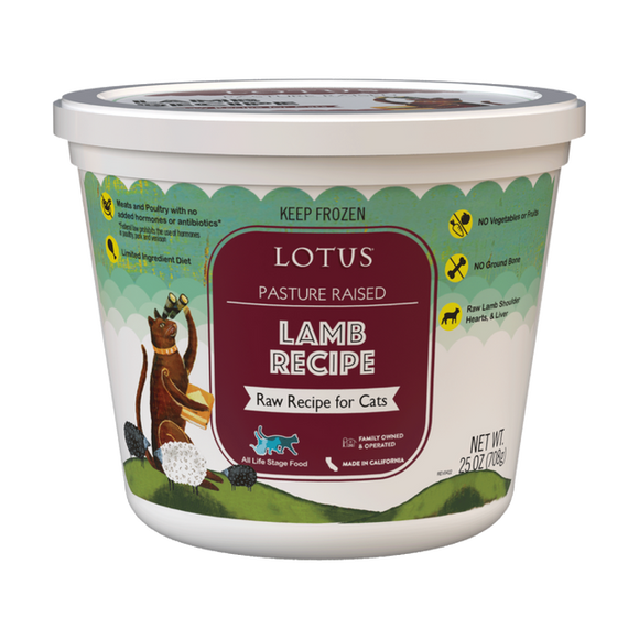 Lotus Cat Raw Food Lamb Recipe (25-oz)