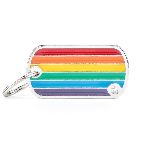 MyFamily Rainbow Flag ID Tag (Multi)