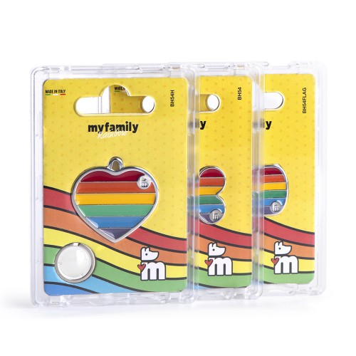 MyFamily Rainbow Flag ID Tag (Multi)