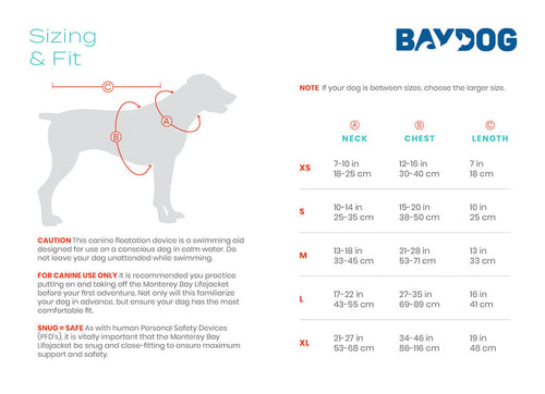 Bay Dog Monterey Bay Lifejacket
