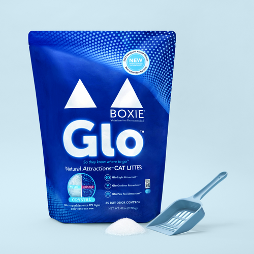 Boxiecat Glo™ UV Stress-Relief Non-Clumping Crystal Litter (6 lb)