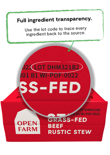 Open Farm Grass-Fed Beef Rustic Stew Wet Dog Food