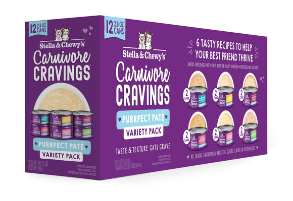 Stella & Chewy's Carnivore Cravings Purrfect Pate Variety Pack