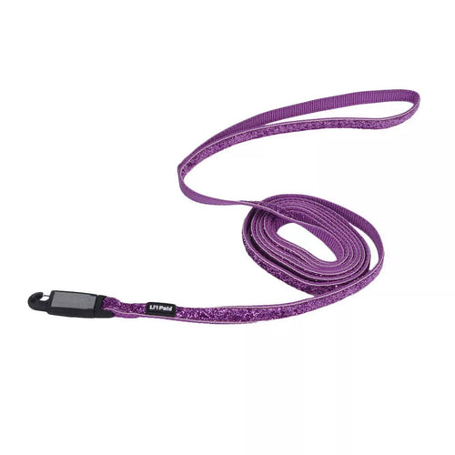 Coastal Li'l Pals Dog Leash with Glitter Overlay