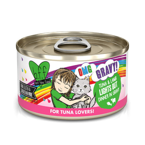 Weruva BFF OMG Gravy Tuna & Lamb Lights Out Dinner in Gravy