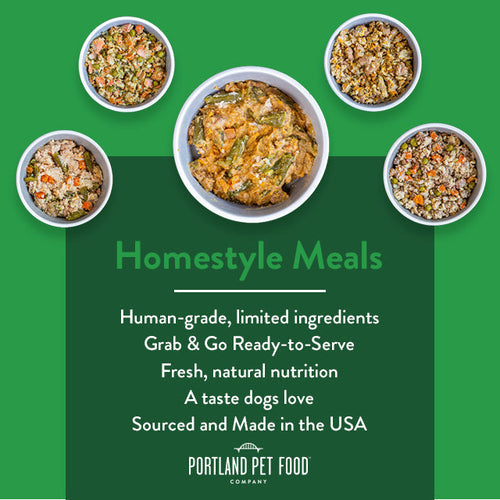 Portland Pet Food Grandma Ada's Turkey & Yams Human-Grade Dog Meal Pouch