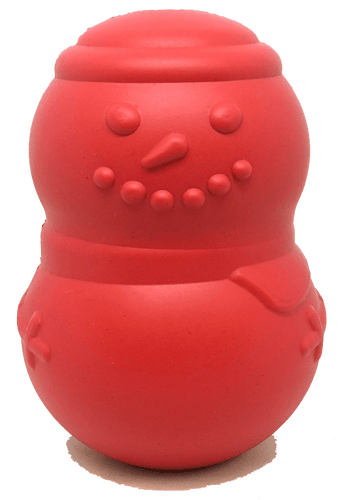 SodaPup Snowman Durable Rubber Chew Toy & Treat Dispenser