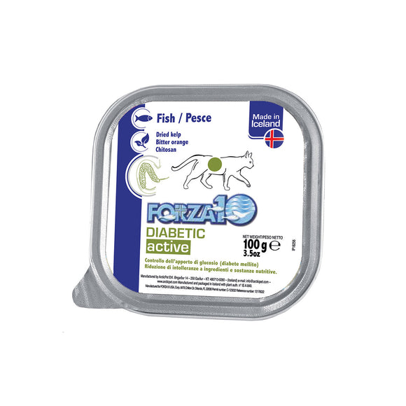 Forza10 Nutraceutic ActiWet Diabetic Support Icelandic Fish Recipe Canned Cat Food
