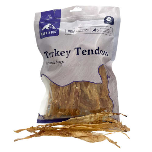 Bark 'N Big Turkey Tendons Dog Treats